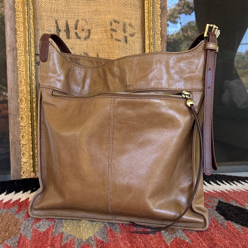 Brown Leather Shoulder Bag